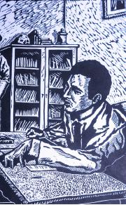 Obra de Antonio Canet tomada del libro Fidel y el Moncada vistos por Canet.
