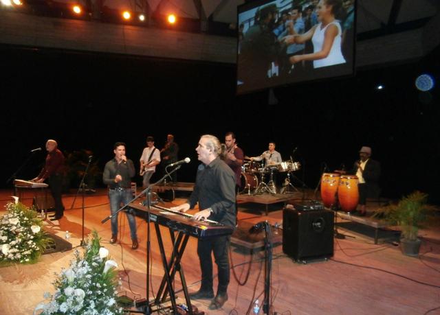 Moncada participó en la Cantata de homenaje a Fidel. Foto: Enrique Milanés León Moncada participó en la Cantata de homenaje a Fidel. Foto: Enrique Milanés León