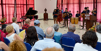 Actuación del Septeto de la Escuela Nacional de Música. Foto: Abel Rojas Barallobre