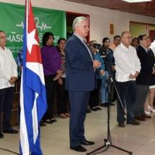 Díaz-Canel dio la bienvenida al primer grupo de médicos cubanos procedentes de Brasil 