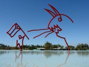 Foto: Escultura de Oscar Niemeyer