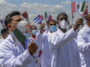 Al llegar a tierras mexicanas, la mortalidad en el hospital donde los ubicaron era de 30 fallecidos diariamente, y que, al término de la misión, habían logrado reducirla a cero muertes. Foto: José Manuel Correa