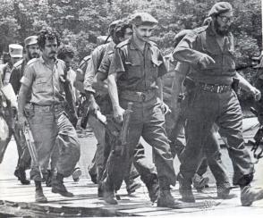 La presencia de Fidel inspiró la confianza en la victoria. Foto: Archivo de Granma