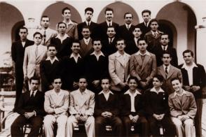 Fidel Castro Ruz en le Colegio de Belén,1943